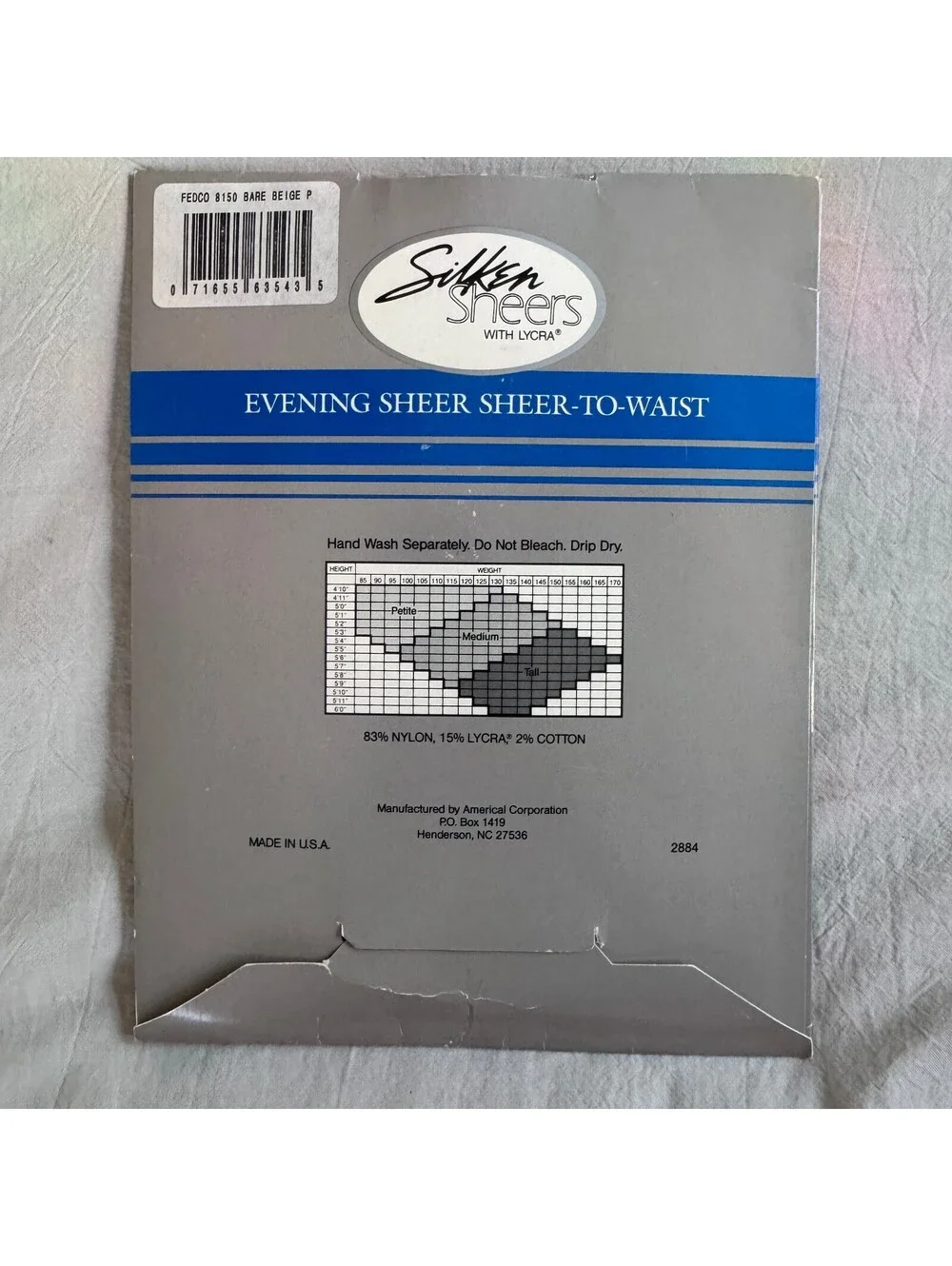 Vintage Evening Sheer Sheer-To-Waist Pantyhose Bare Beige Petite